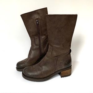 ILSE JACOBSEN Brown Leather Boots Like New!